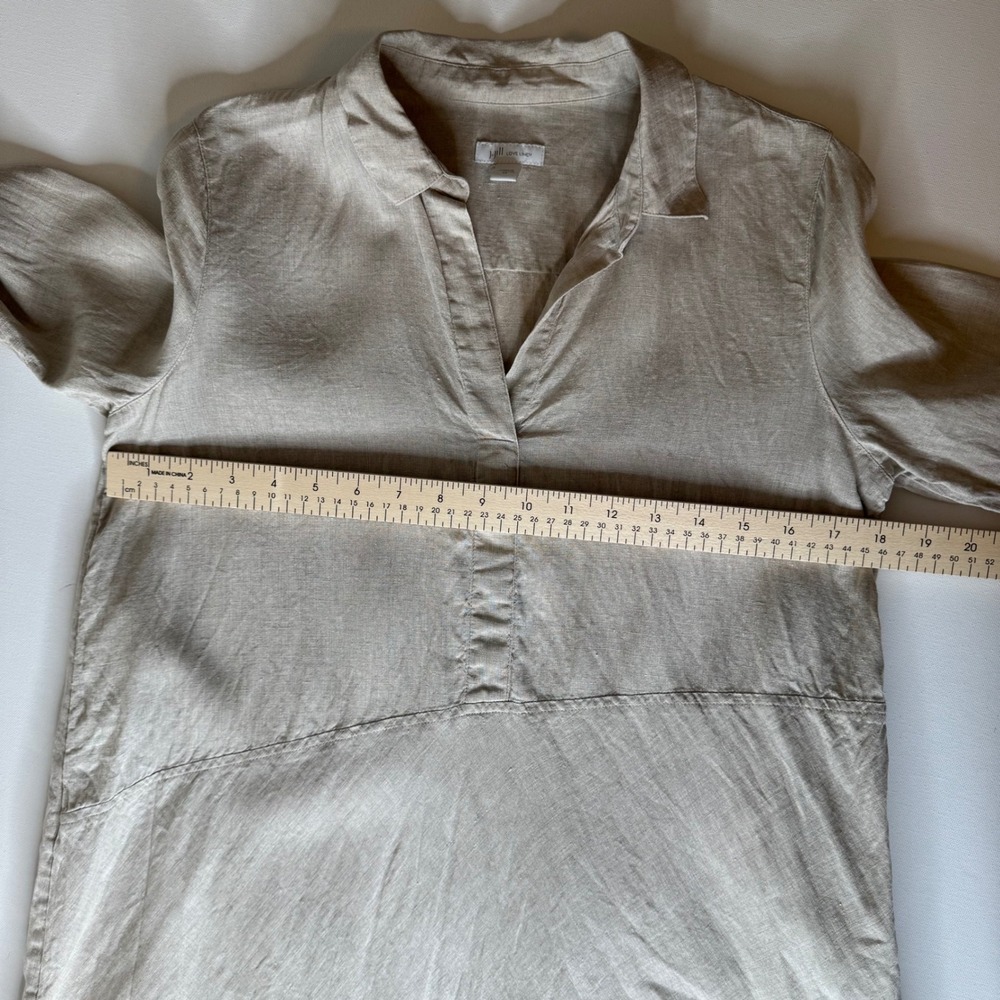 J. Jill Beige Linen Tunic Top - Picture 9 of 9
